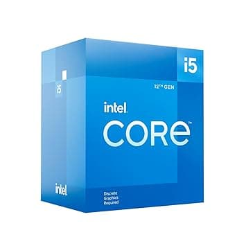 Intel Core I5 12400F 12 Gen Generation Desktop Pc Processor 6, CPU with 18Mb Cache and Up to 4.40 Ghz Clock Speed Ddr5 and Ddr4 Ram Support Lga 1700 Socket, Micro ATX