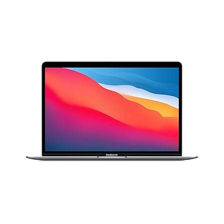 Apple MacBook Air Laptop: Apple M1 chip, 13.3-inch/33.74 cm Retina Display, 8GB RAM, 256GB SSD Storage, Backlit Keyboard, FaceTime HD Camera, Touch ID. Works with iPhone/iPad; Space Grey